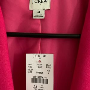 Bright Pink Linen Blazer
